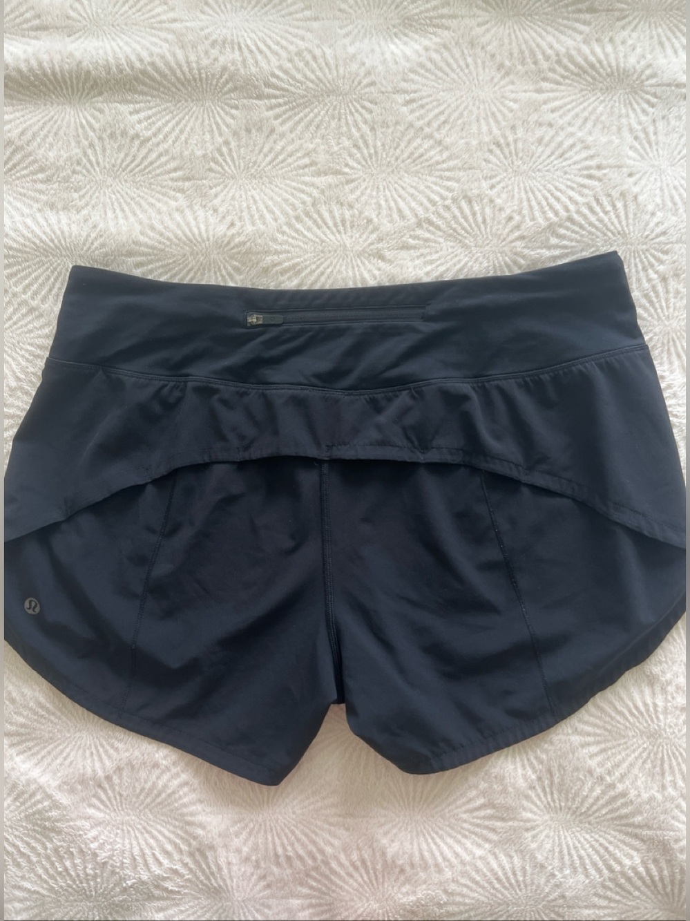 Lululemon athletica Black Women's Athletic Shorts lightweight unlined sz.10 good